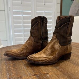 Tecovas Relic Lizard Skin Cowboy Boots